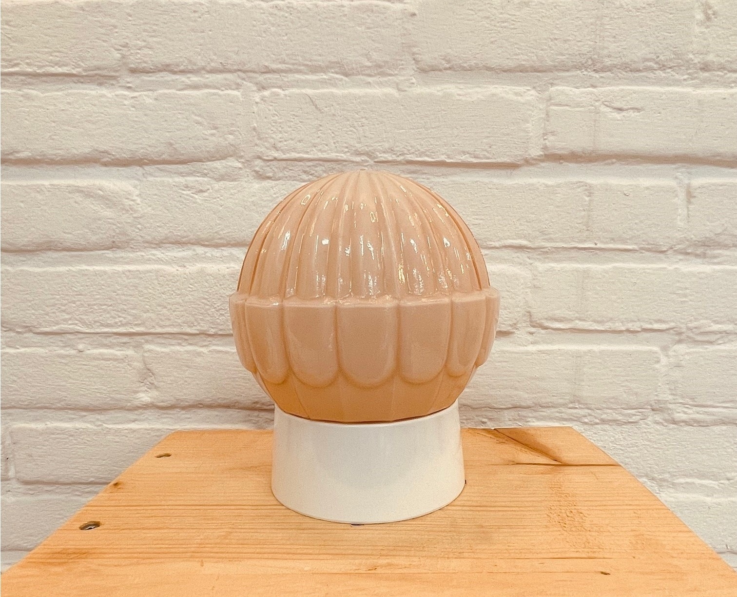 Vintage Thabur plafondlamp roze - nr 1