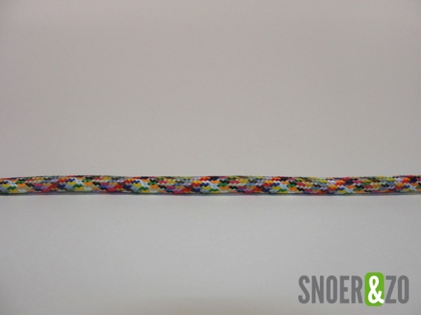 Multi-kleur stofsnoer