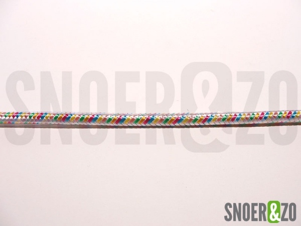 Multi-kleur stofsnoer B