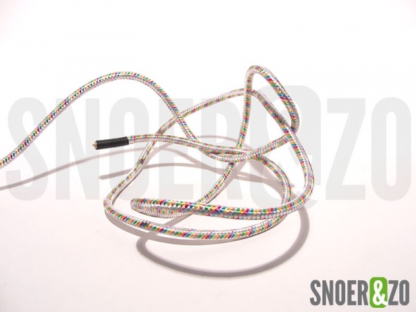 Multi-kleur stofsnoer B
