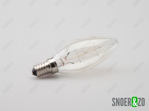 Kooldraadlamp kaars helder 25W E14
