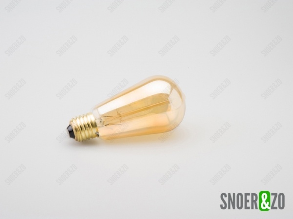 Kooldraadlamp edison ST58 goud 40W E27
