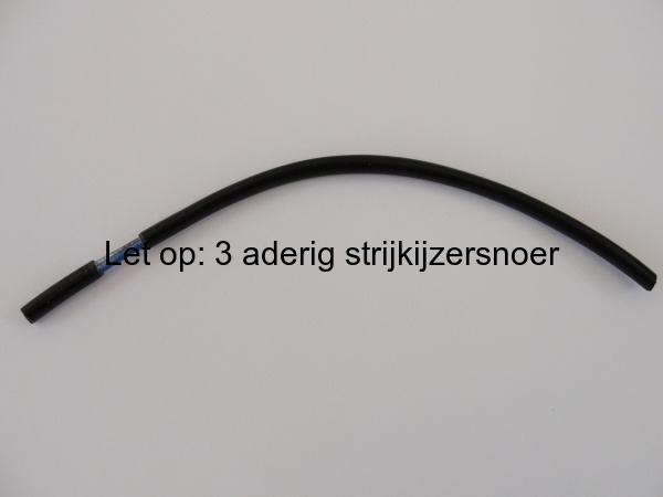 Wit strijkijzersnoer - 3 aderig