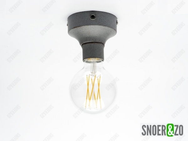 Allergisch onder geluid Plafondlamp Tasso retro E27 - Snoer & Zo