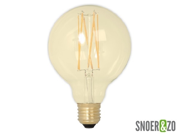 Calex LED filament globe 95mm 4W E27 goud dimbaar - 425464