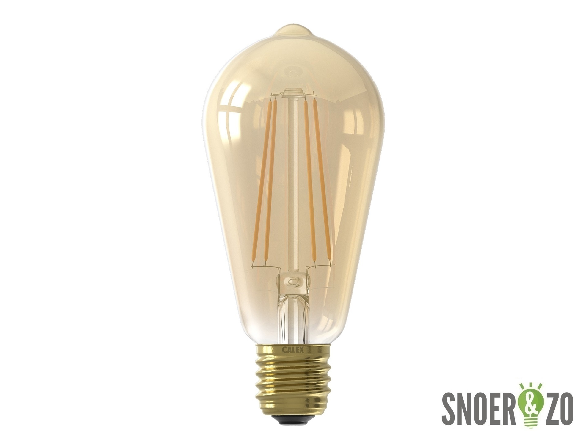 Calex LED filament edison ST64 6W E27 goud dimbaar - 425420