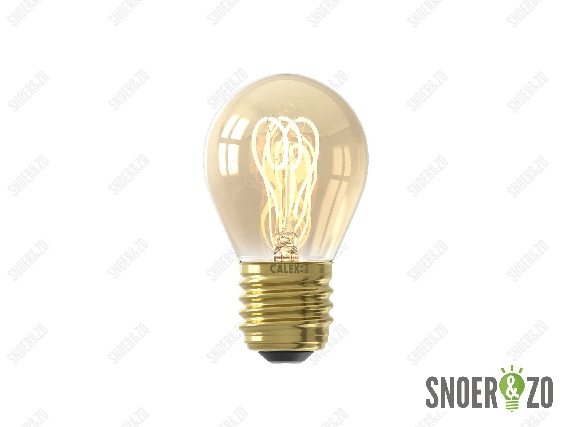 Calex LED flex filament kogel 4W E27 goud dimbaar