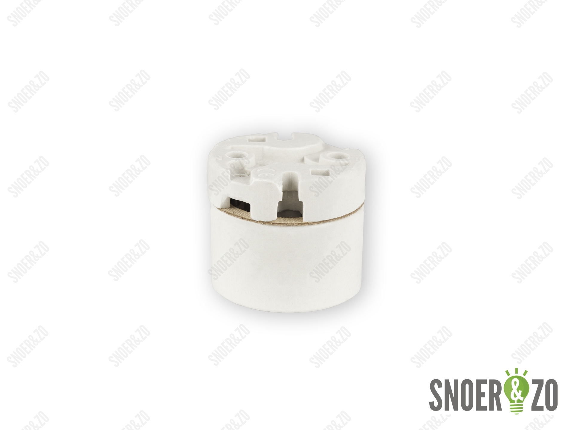 Porselein fitting E27 tweedelig