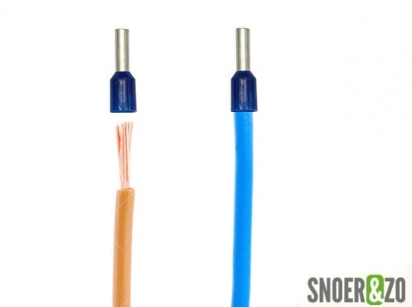 Adereindhuls geïsoleerd 0.75MM² ( zak 500 stuks )