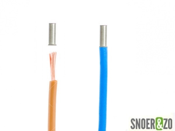 Adereindhuls ongeïsoleerd 0.75MM² ( zak 1000 stuks )