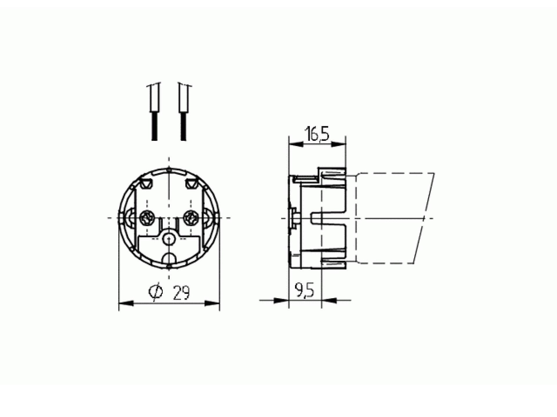 BJB opsteekfitting G13 - voor TL-D buizen - 26.424.1001.50