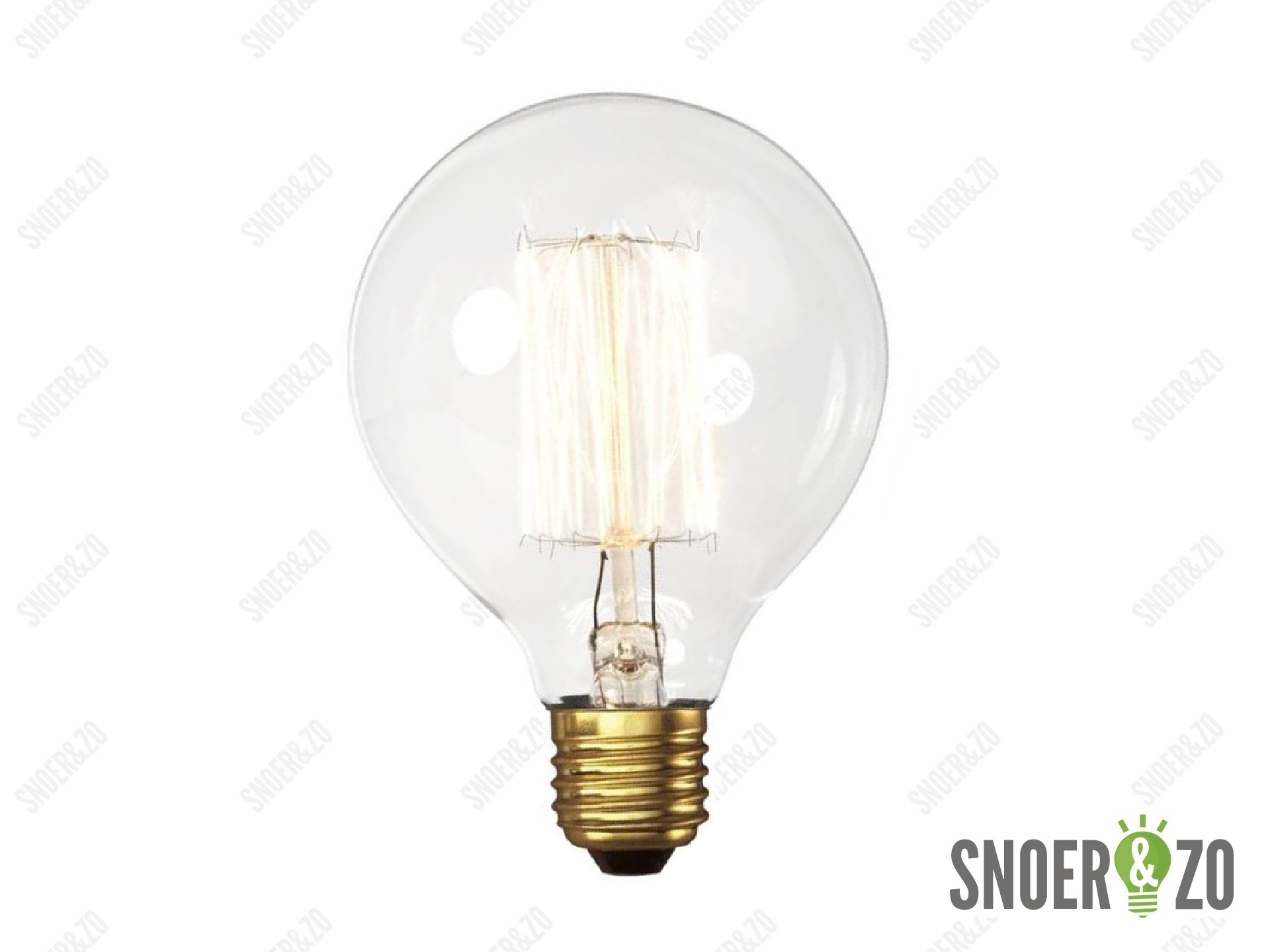 Calex kooldraadlamp globe 95mm helder 40W E27 Calex kooldraadlamp globe 95mm helder 40W E27