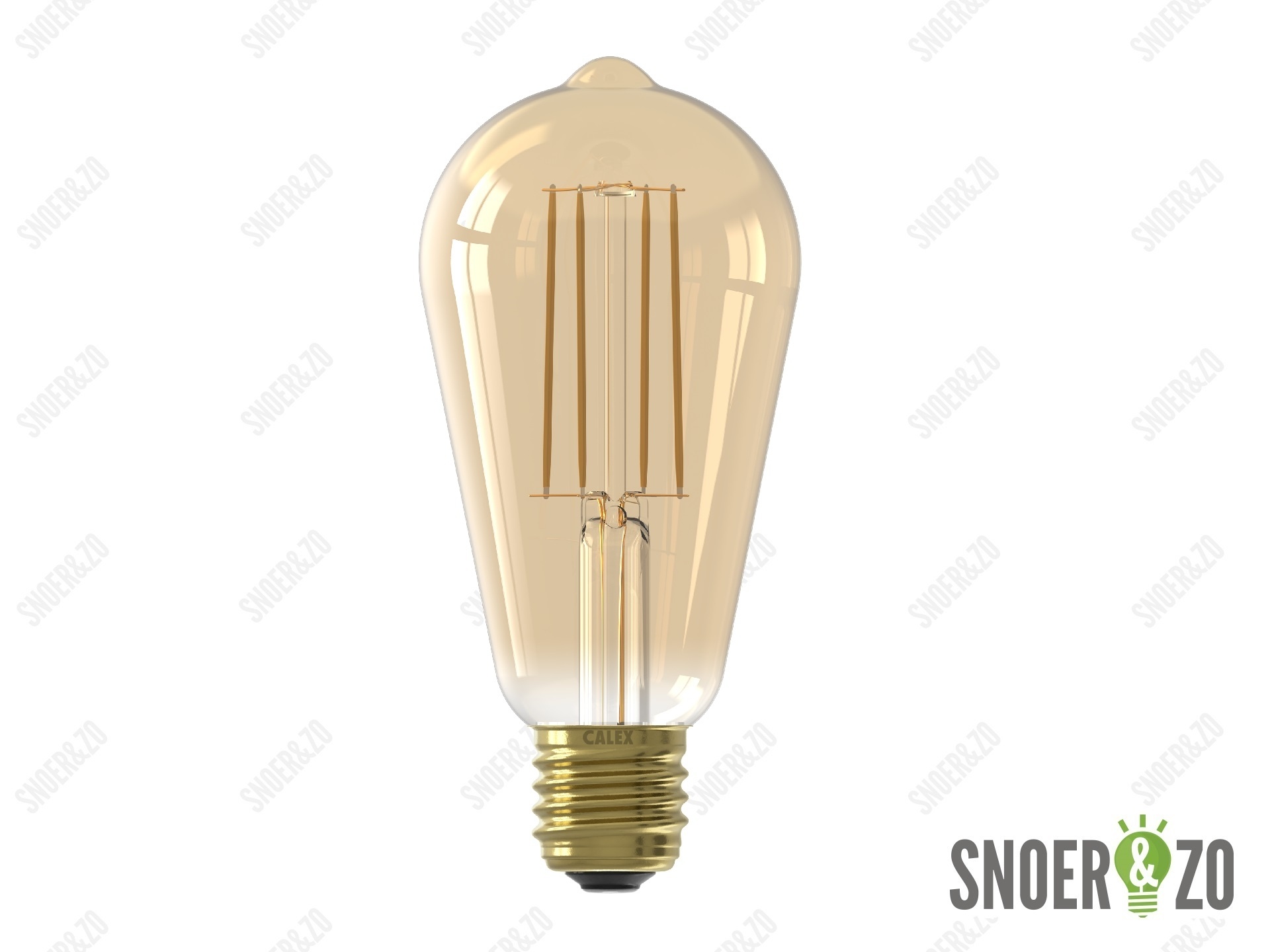 Calex LED filament edison ST64 3.5W E27 goud dimbaar