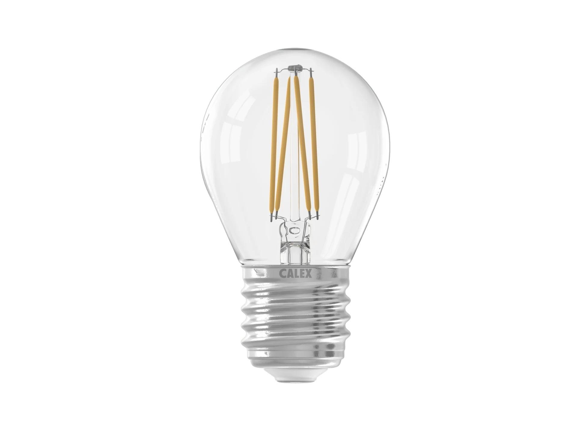 Calex LED filament kogellamp P45 3.5W E27 helder dimbaar