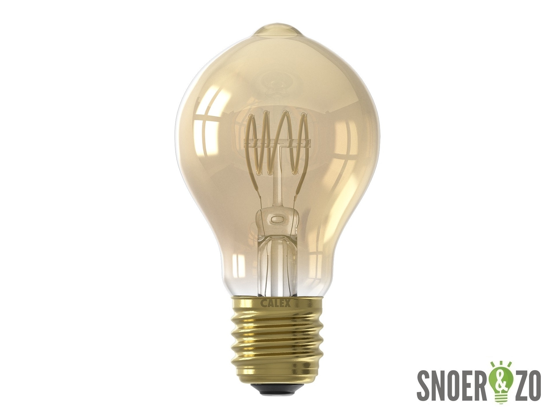 Calex LED Flex Filament GLS 3.8W E27 goud dimbaar