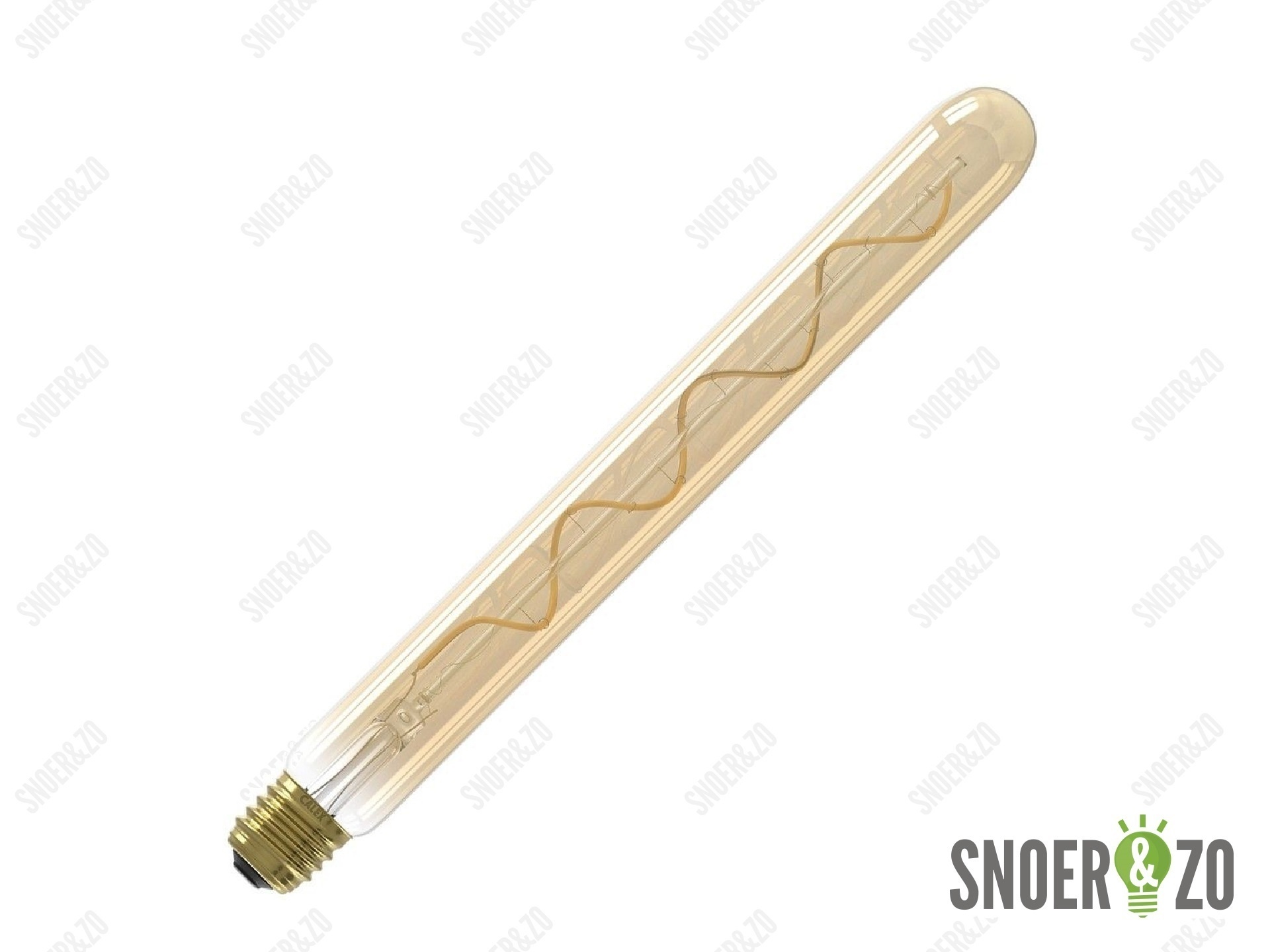 Calex LED flex filament T32x300mm buislamp 3,8W E27 goud dimbaar