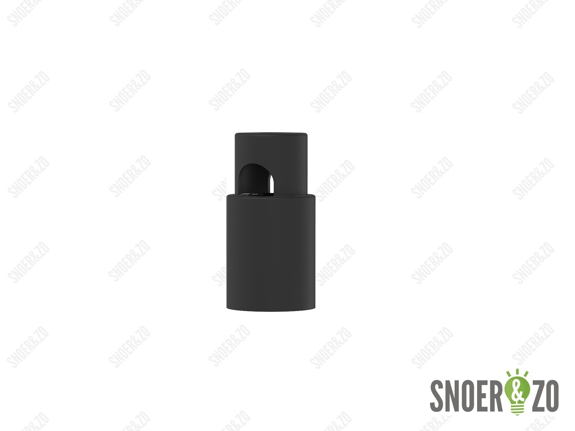 Calex plafond snoerbevestiging zwart - set van 5 stuks