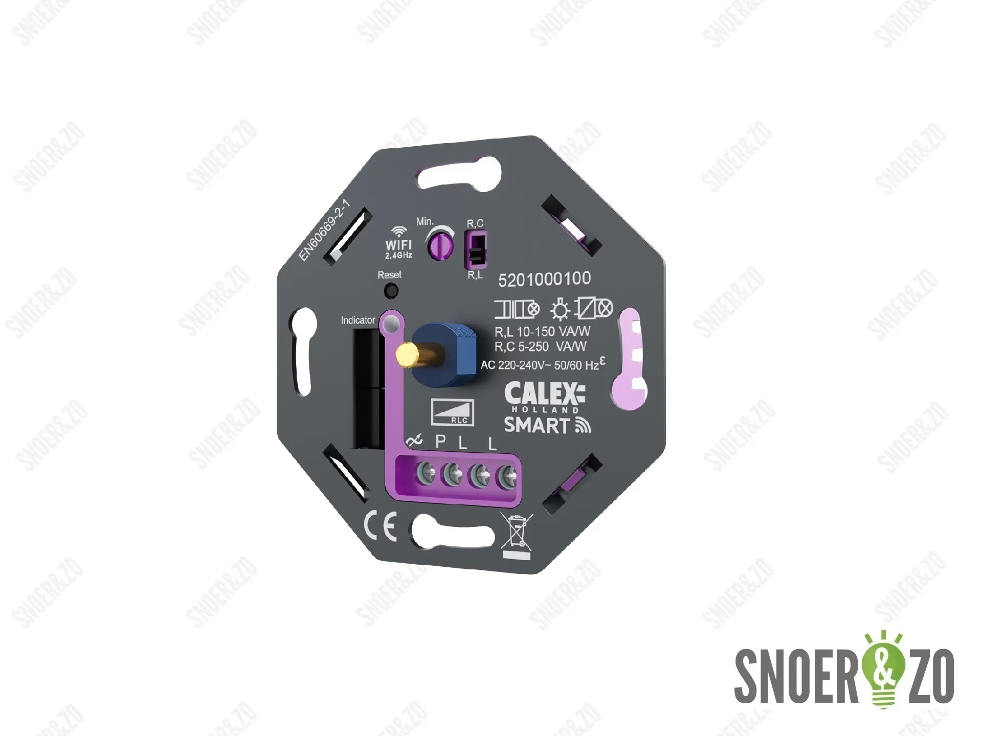 Calex Smart WiFi dimmer led 5-250W - Jung LS990 wit set
