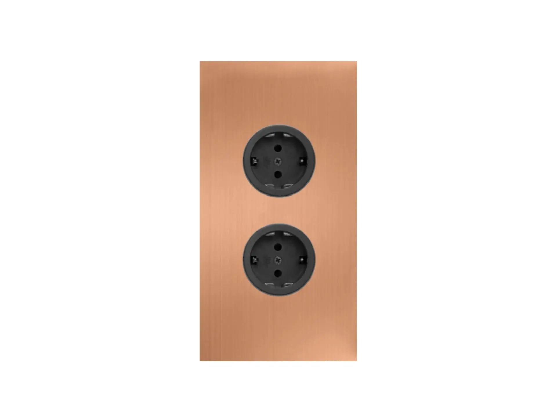 CARESSI 2ST20 Energiezuil Copper- opbouw met twee stopcontacten