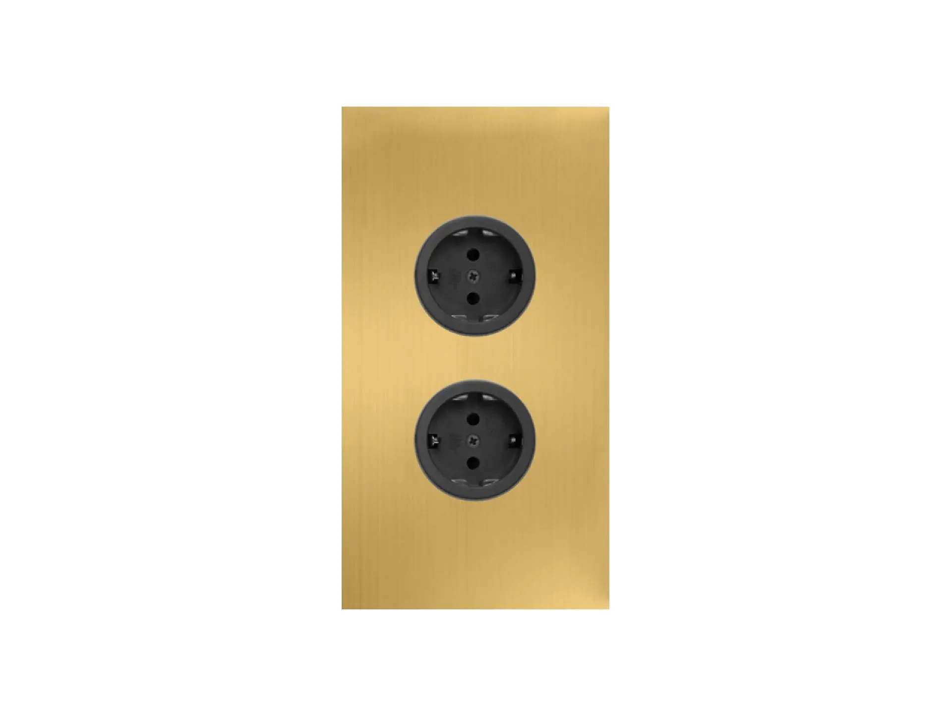 CARESSI 2ST20 Energiezuil Gold - opbouw met twee stopcontacten