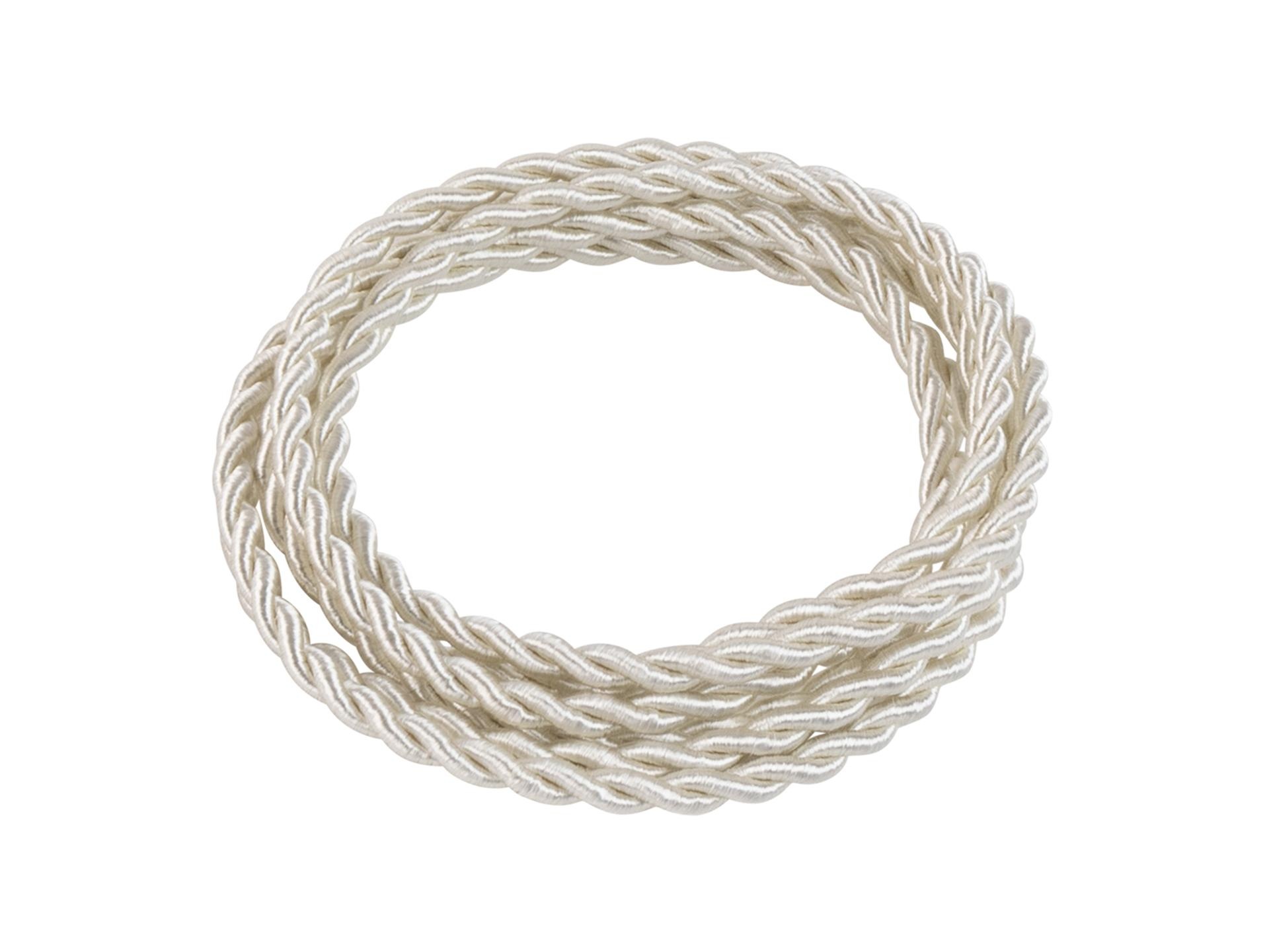 Champagne gedraaid strijkijzersnoer - 2 aderig