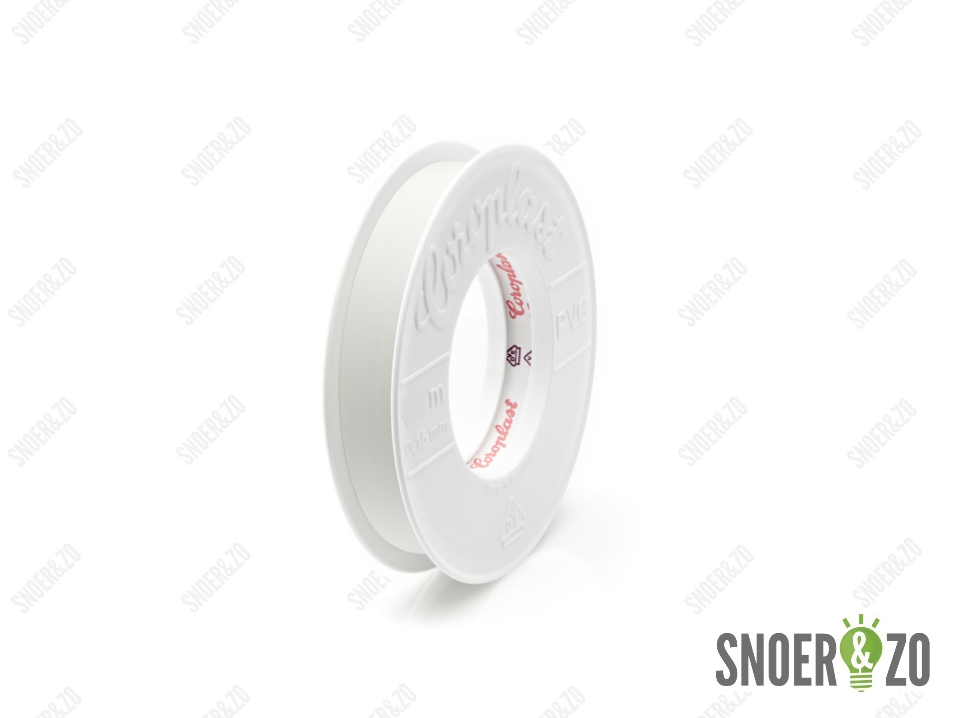 Coroplast 302 isolatietape 15mm x 4.5m - wit