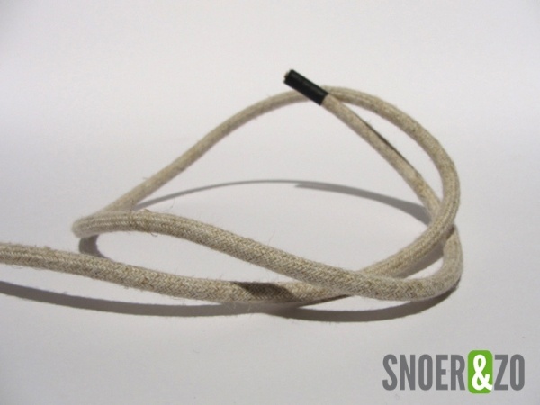 Donker linnen strijkijzersnoer Donker linnen strijkijzersnoer