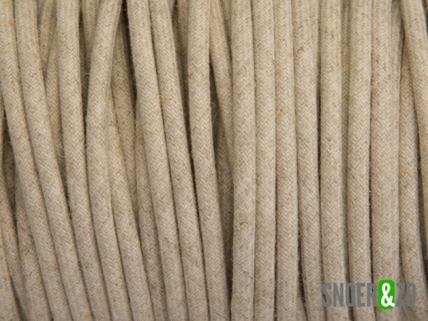 Donker linnen strijkijzersnoer Donker linnen strijkijzersnoer