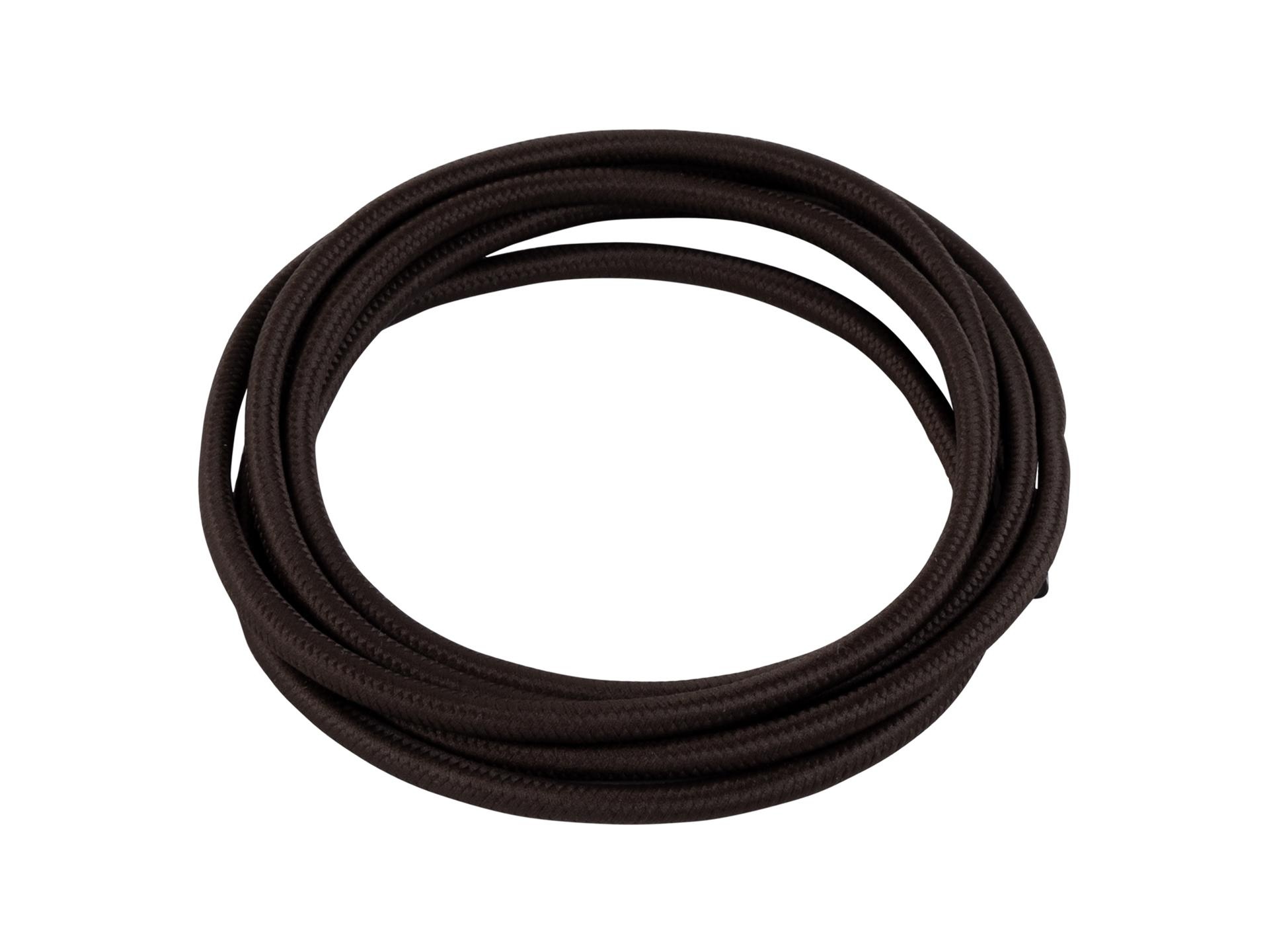 Donkerbruin strijkijzersnoer - 2 aderig