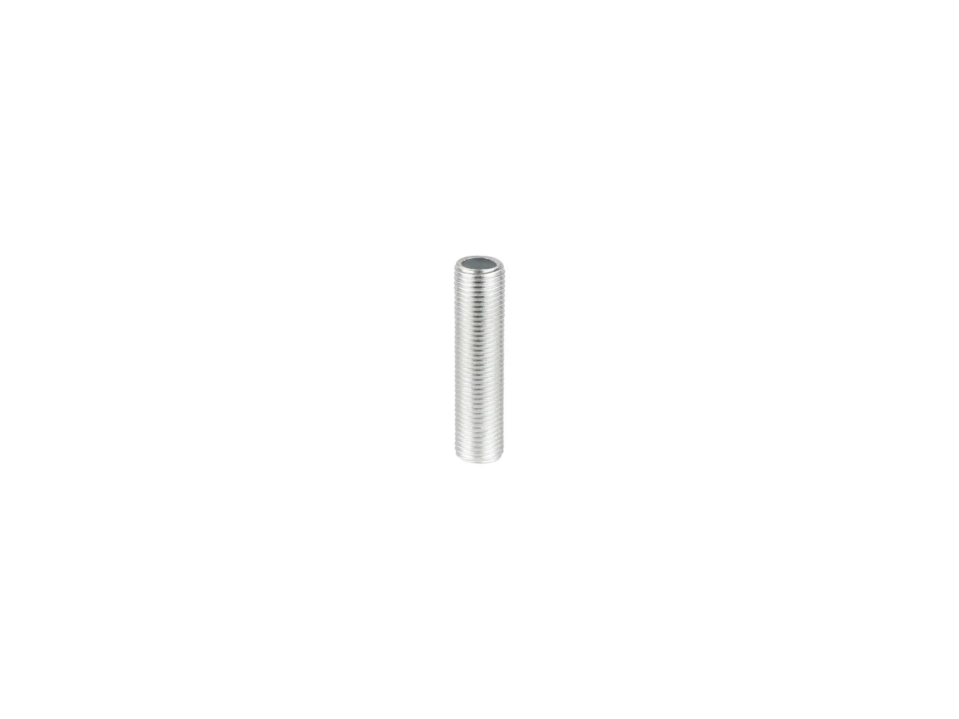 Draadeind metaal hol M10x1 buitendraad - lengte 1.5 cm