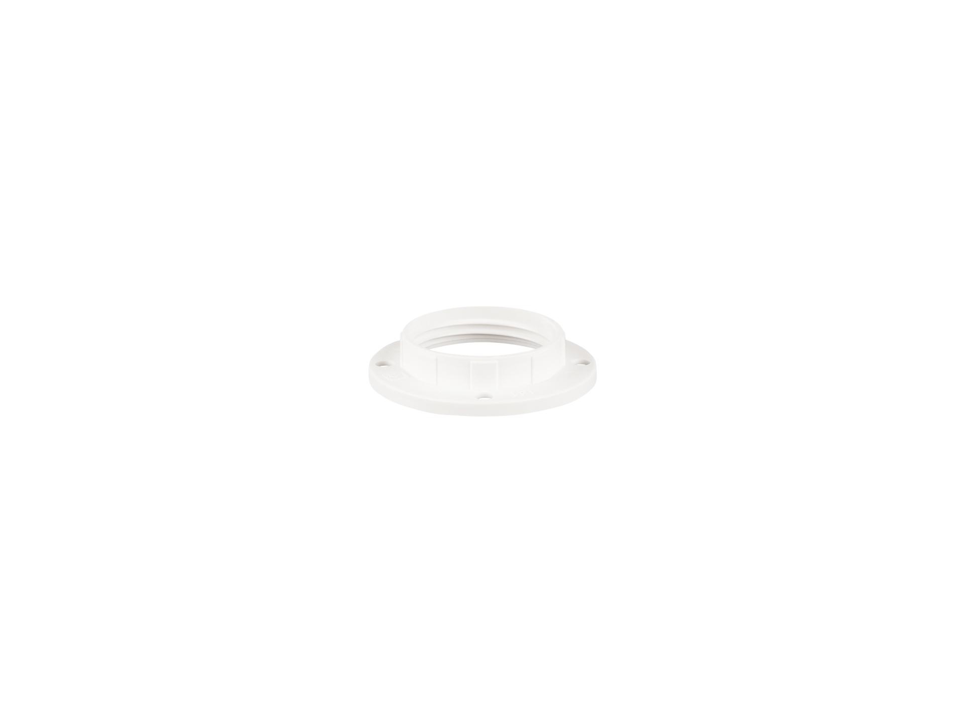 Fitting ring voor E14 fitting - kunststof wit Fitting ring voor E14 fitting - kunststof wit