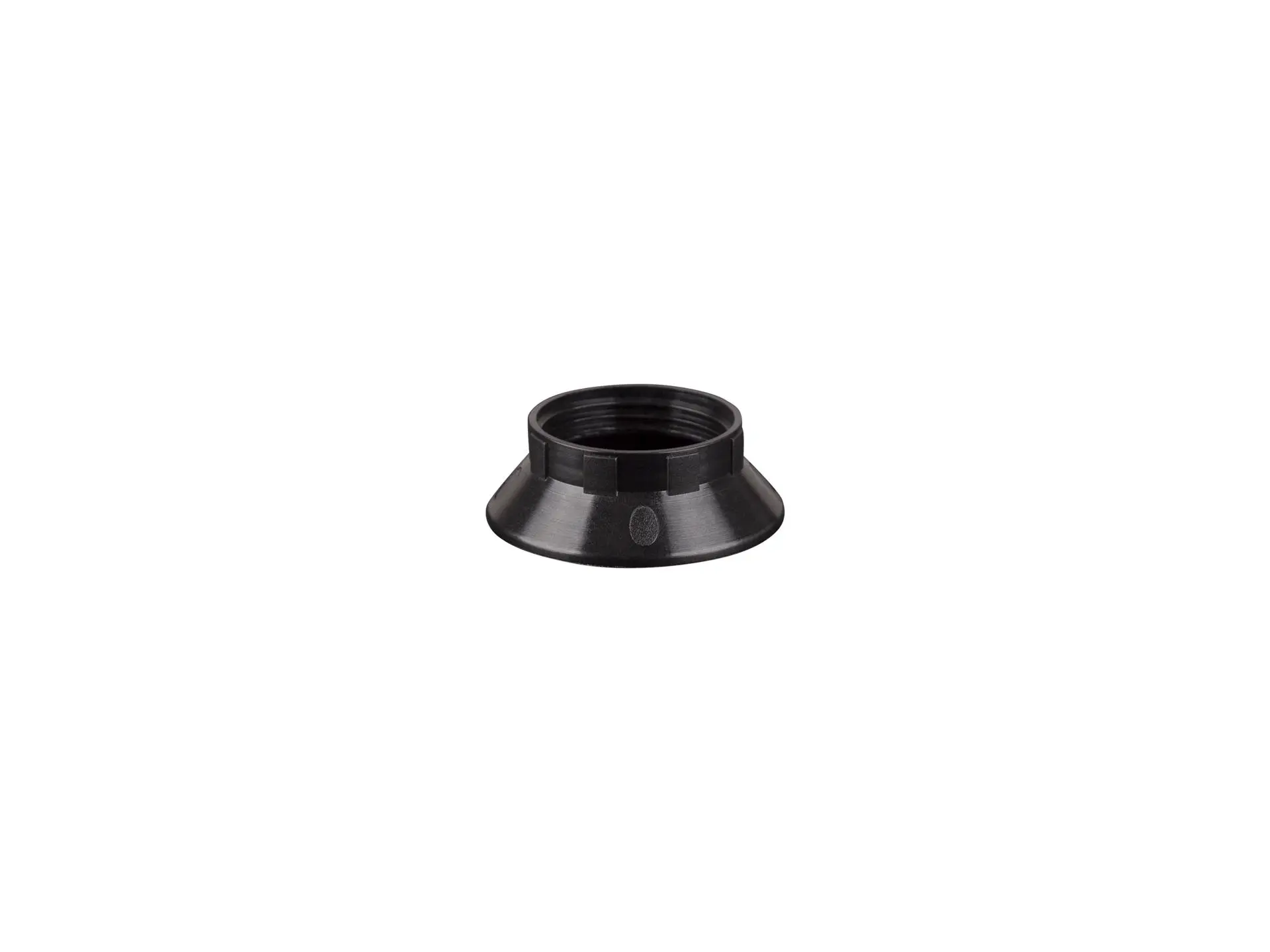 Fitting ring voor E14 fitting - kunststof zwart - hoog model