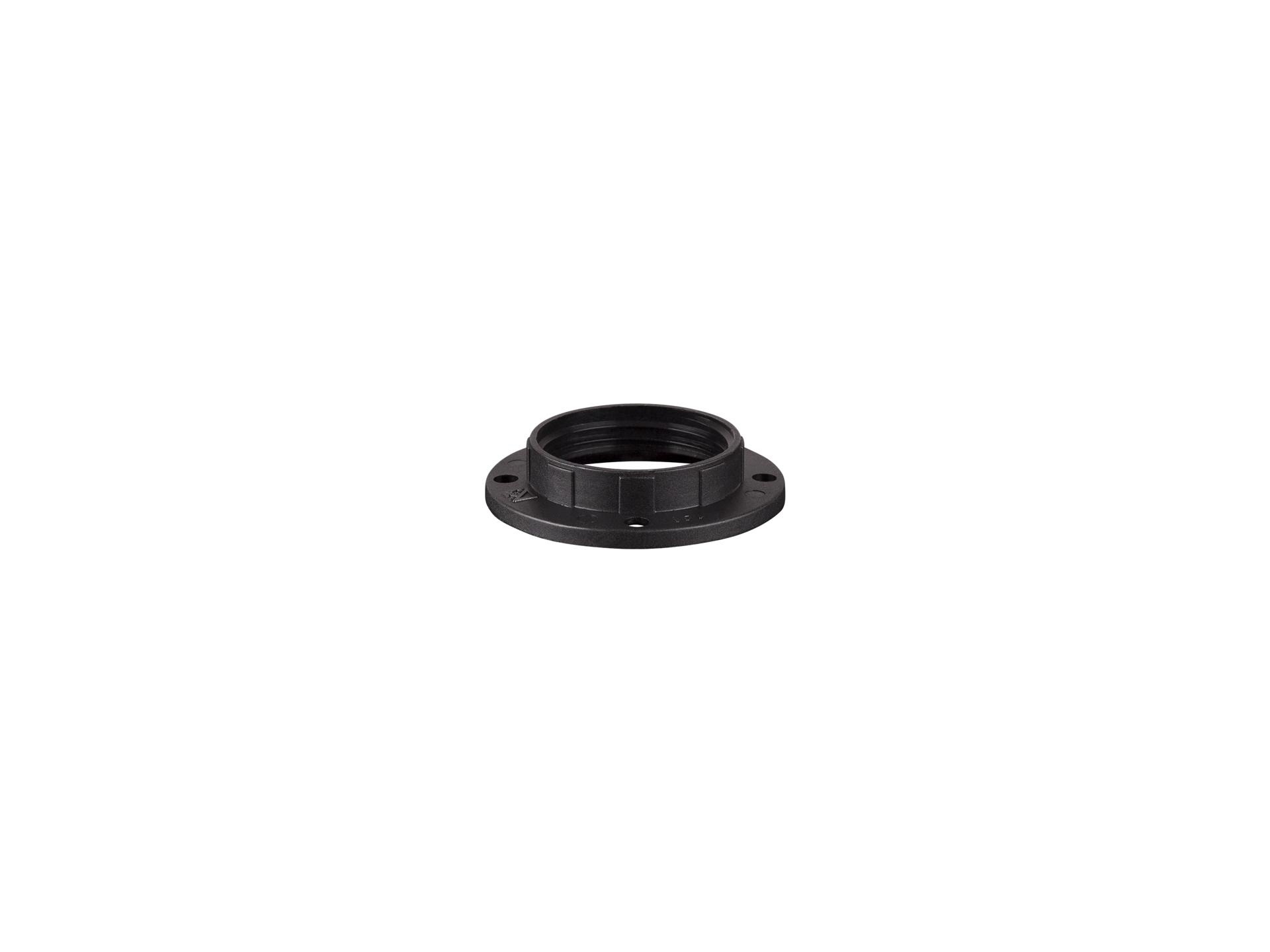 Fitting ring voor E14 fitting - kunststof zwart