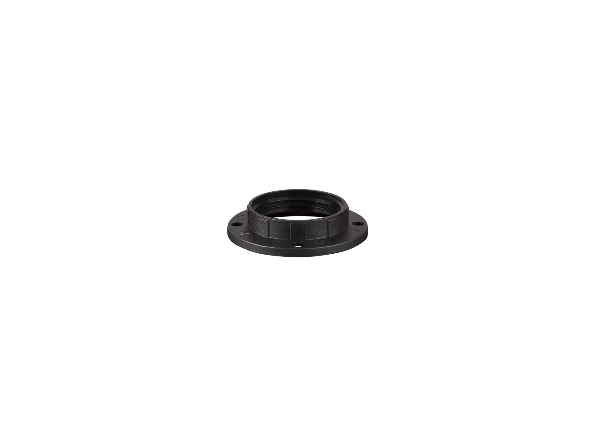 Fitting ring voor E14 fitting - kunststof zwart