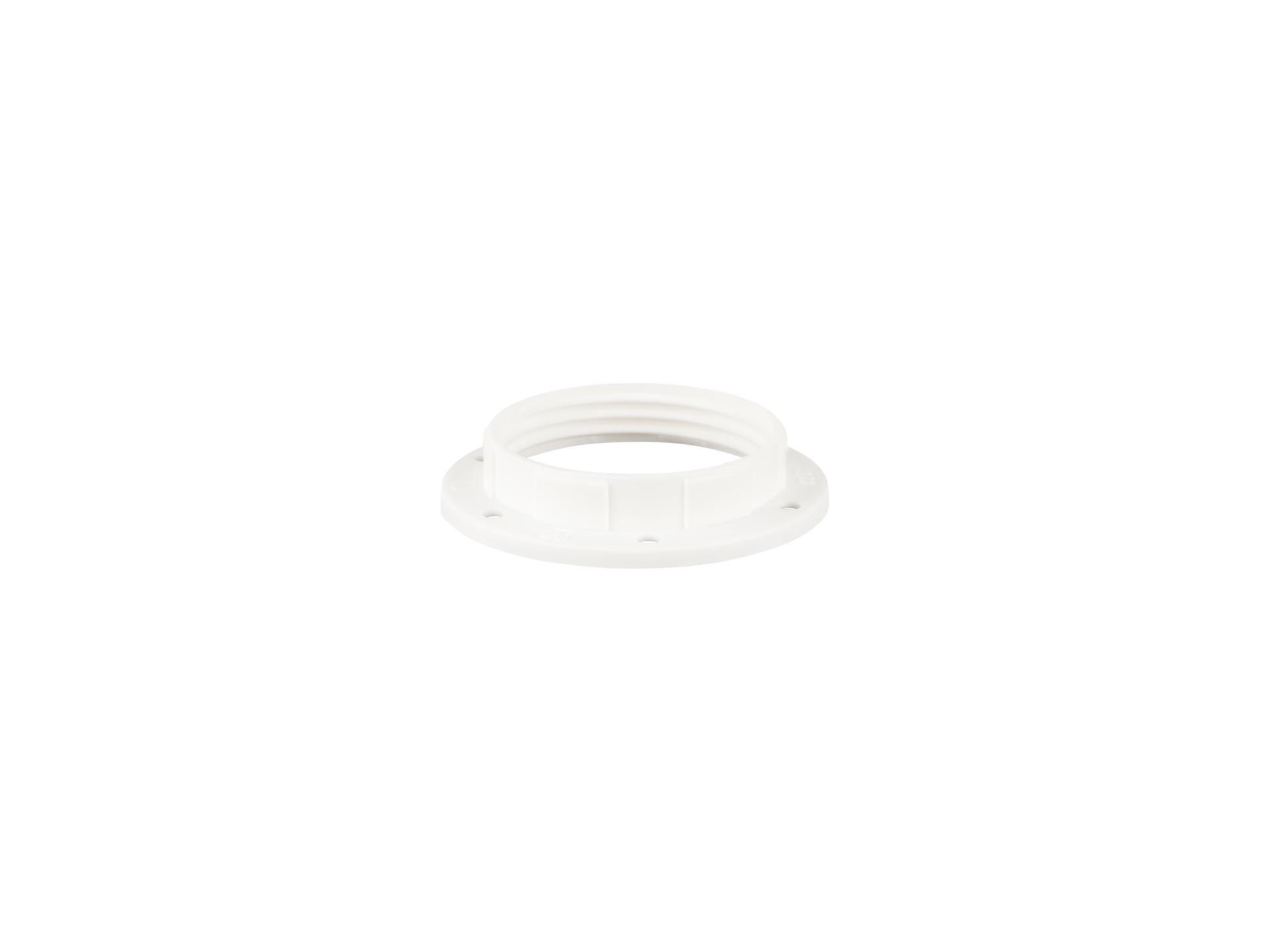 Fitting ring voor E27 fitting - kunststof wit
