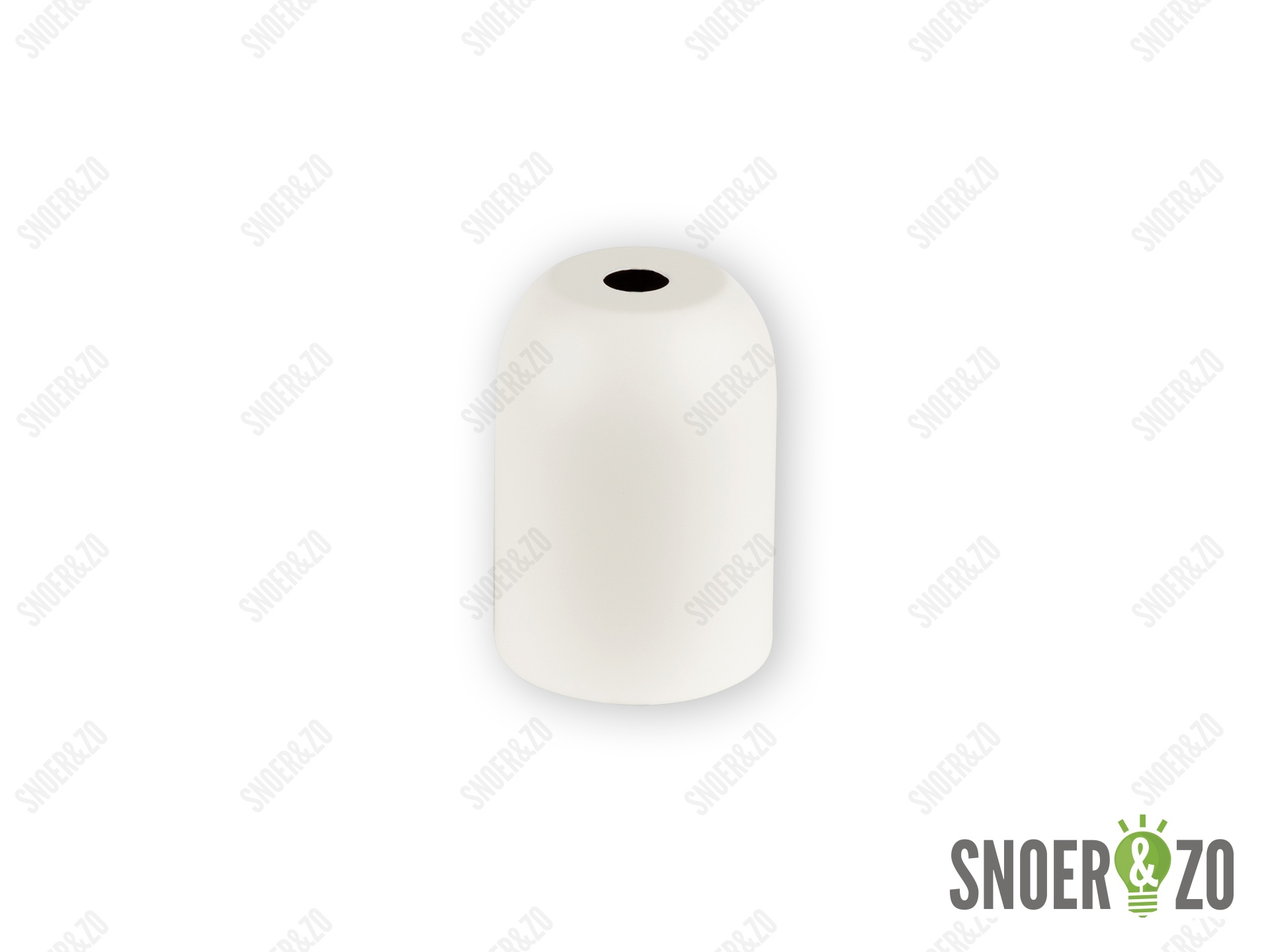 Fittinghuls E27 mat wit plat model Fittinghuls E27 mat wit plat model