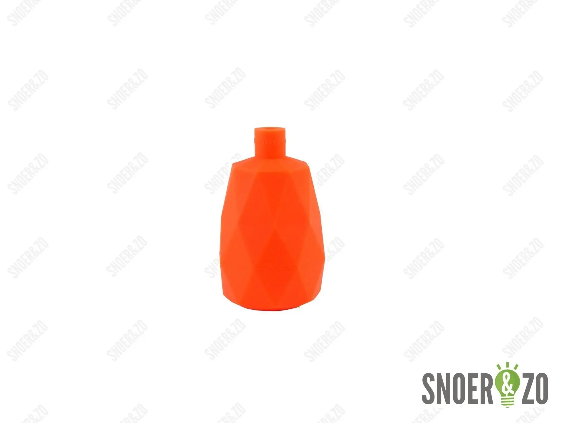 Fittinghuls siliconen facet fluor oranje E27