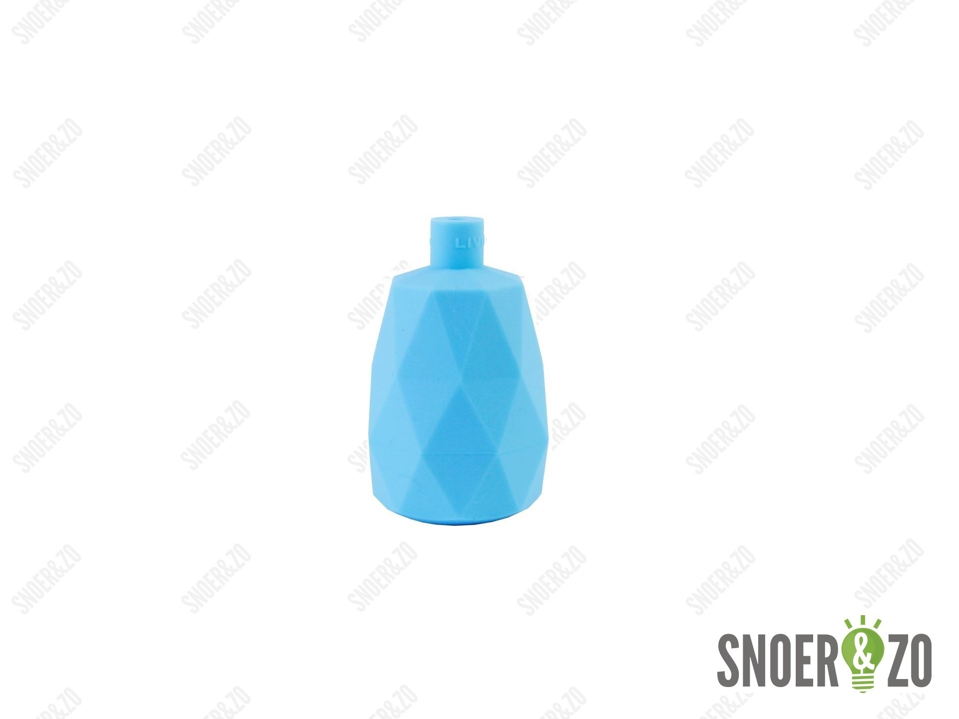 Fittinghuls siliconen facet lichtblauw E27 Fittinghuls siliconen facet lichtblauw E27