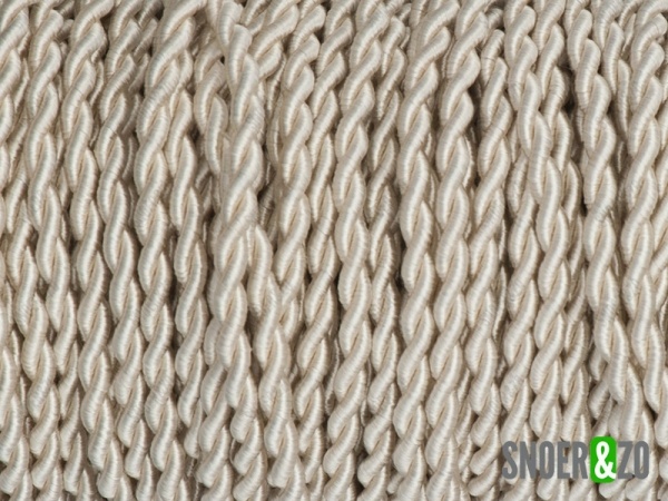 Gedraaid stofsnoer creme Gedraaid stofsnoer creme