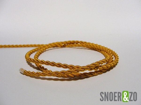 Gedraaid stofsnoer goud Gedraaid stofsnoer goud