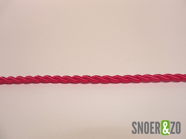 Gedraaid stofsnoer roze