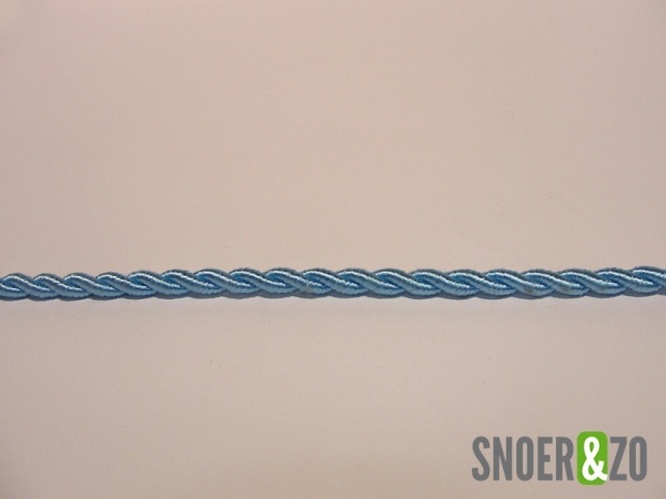 Gedraaid strijkijzersnoer blauw