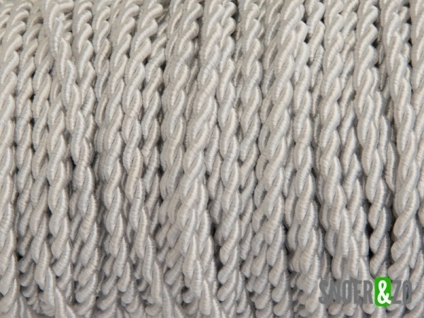 Gedraaid strijkijzersnoer wit - 3 aderig Gedraaid strijkijzersnoer wit - 3 aderig