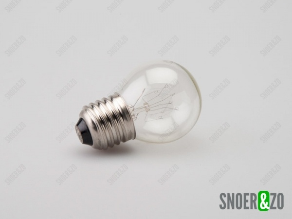 Gloeilamp kogel E27 25W helder Gloeilamp kogel E27 25W helder