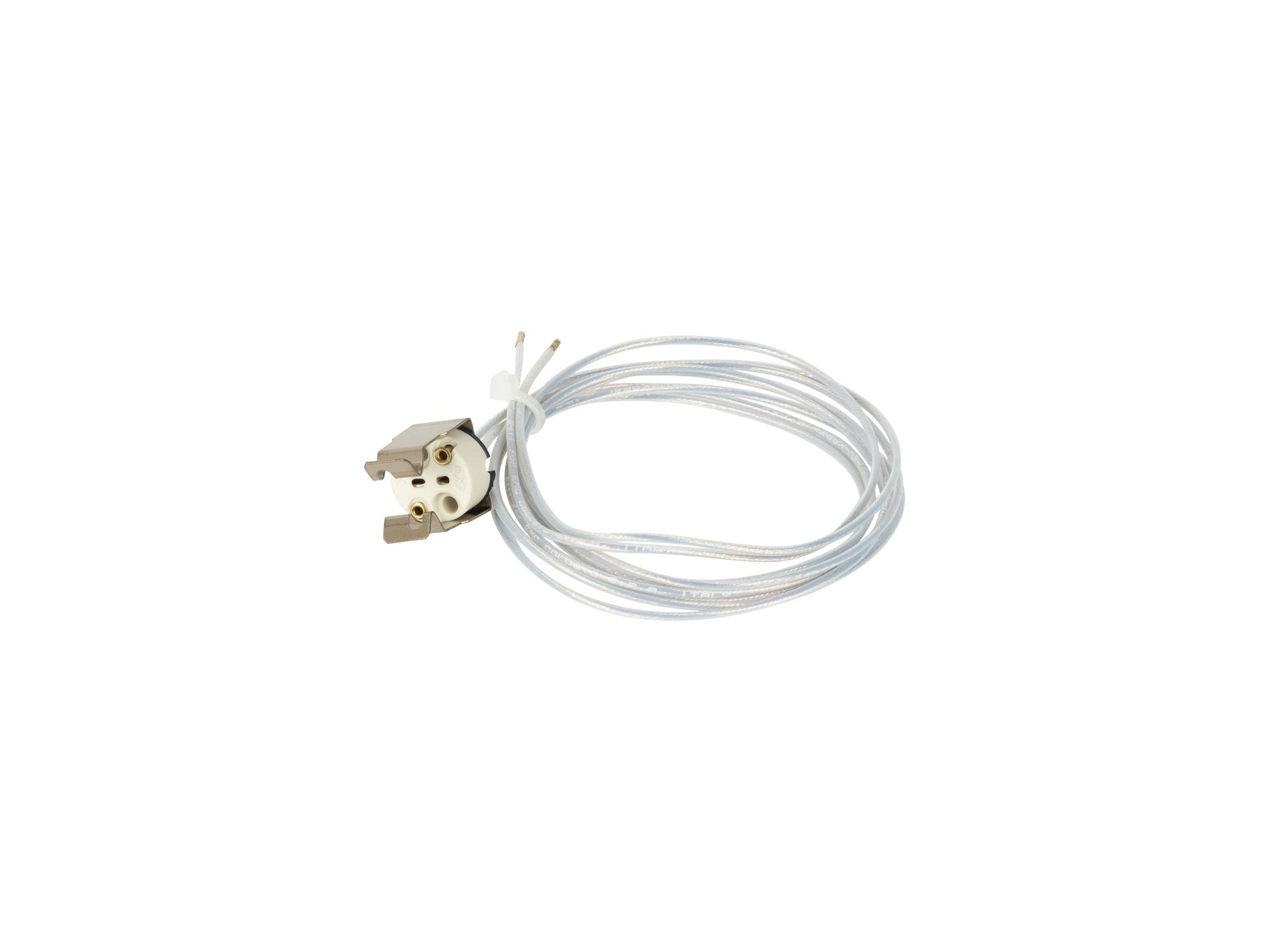 GU4 - GU5.3 fitting met klembeugel en draad - lengte 100 cm
