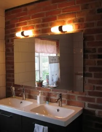 Ifö Electric Bernadotte wandlamp dubbel grijs
