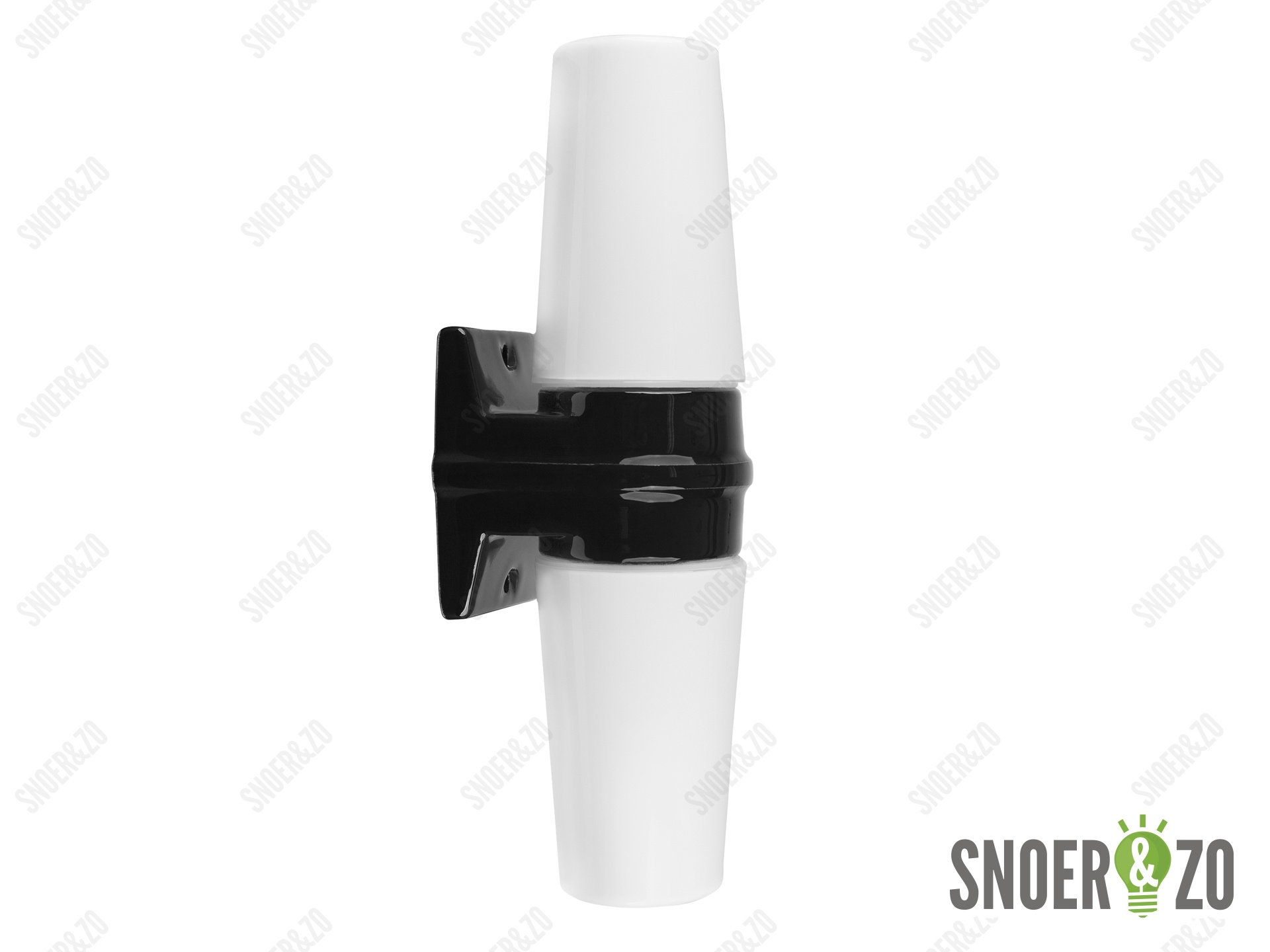 Ifö Electric Bernadotte wandlamp dubbel zwart Ifö Electric Bernadotte wandlamp dubbel zwart