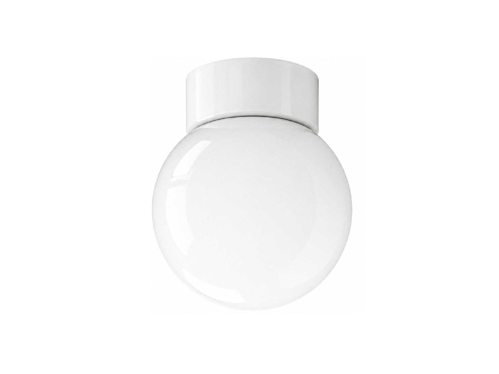Ifö Electric Classic Globe 150 plafondlamp porselein wit - glimmend opaal glas - E27