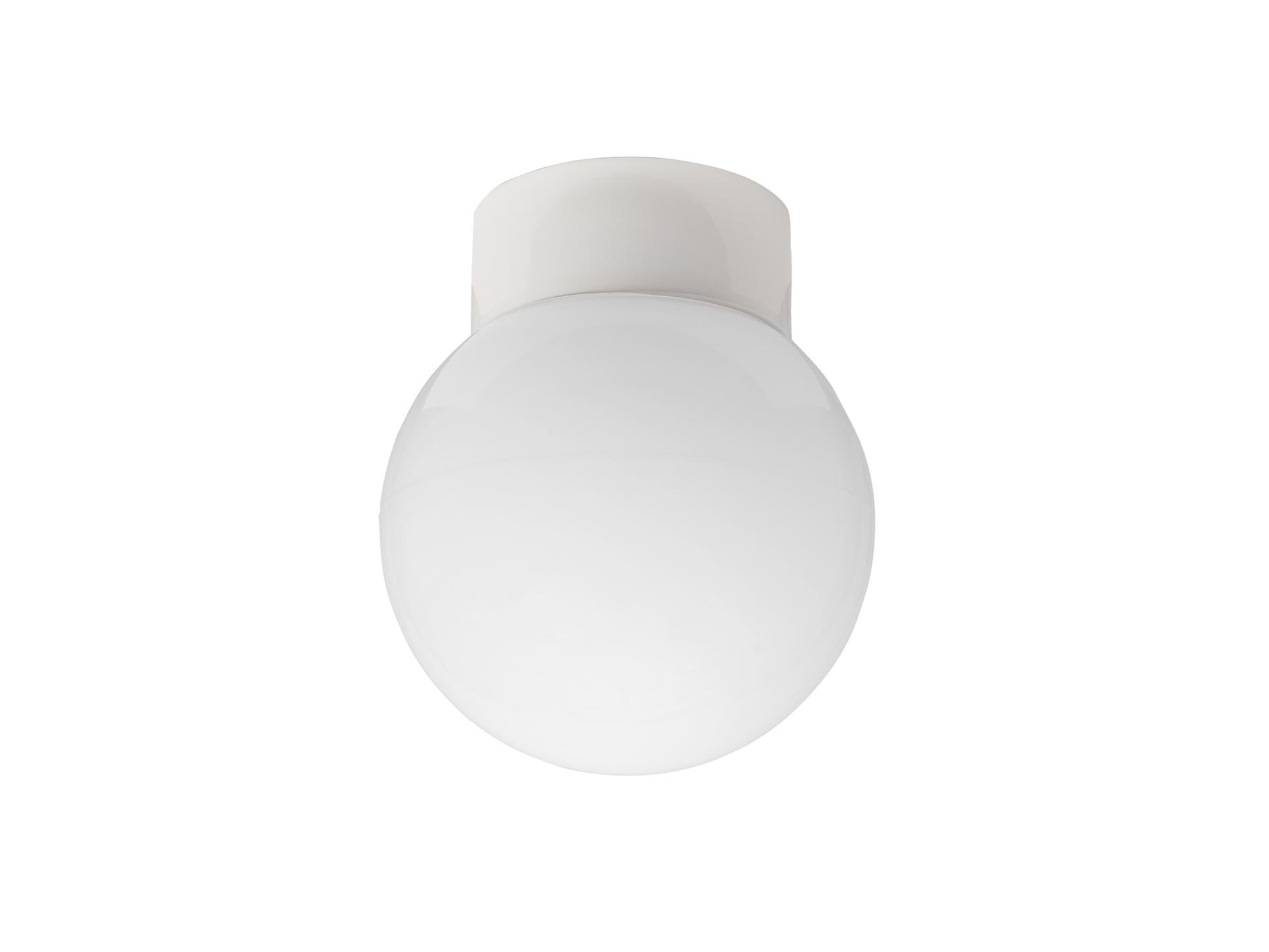 Ifö Electric Classic Globe 150 plafondlamp porselein wit - opaal glas - E27
