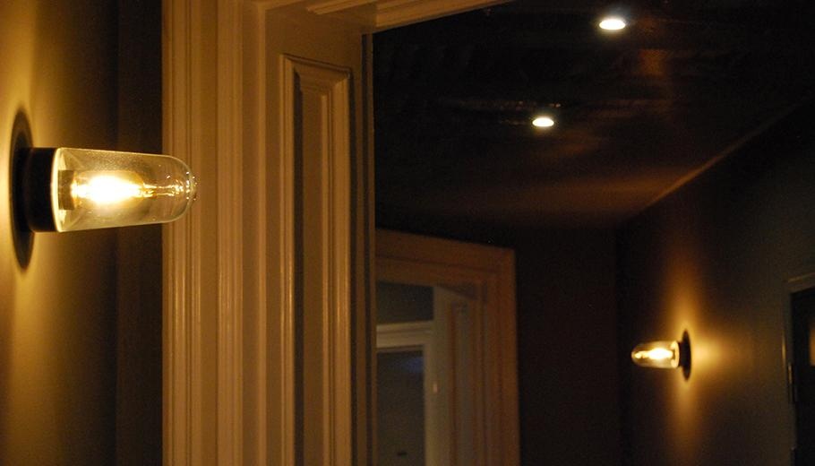 Ifö Electric Classic Stallglass plafondlamp porselein wit - helder glas - E27